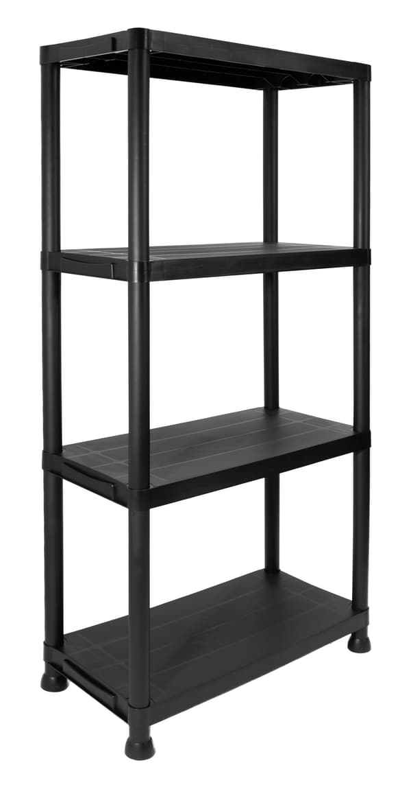 IRVING plasthylla, 4 nivåer, svart