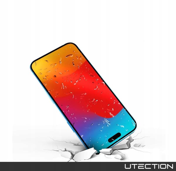 Skyddsglas iPhone 15 Plus 16 Plus 6,7" + monteringsram