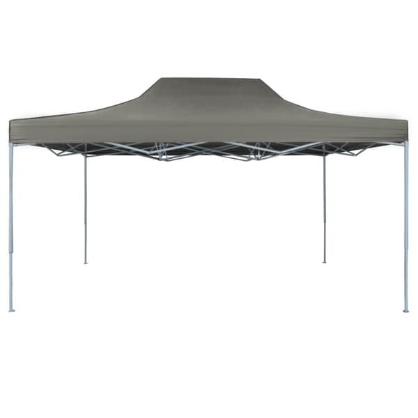 vidaXL pop-up-telt, pavillon 3 x 4,5 m, antracit