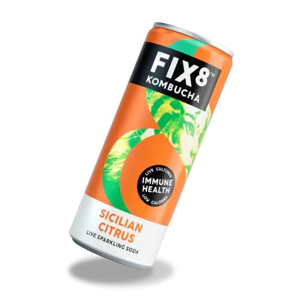 FIX8 KOMBUCHA Siciliansk Citrus Apelsin/Saffran 250ml