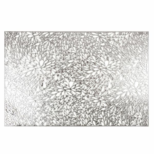 MELANIE underlägg 30x45 cm silver