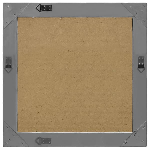 vidaXL barok vægspejl 60x60 cm sort