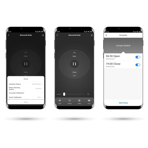 TUYA Wifi rullegardincontroller til planforsænket montering