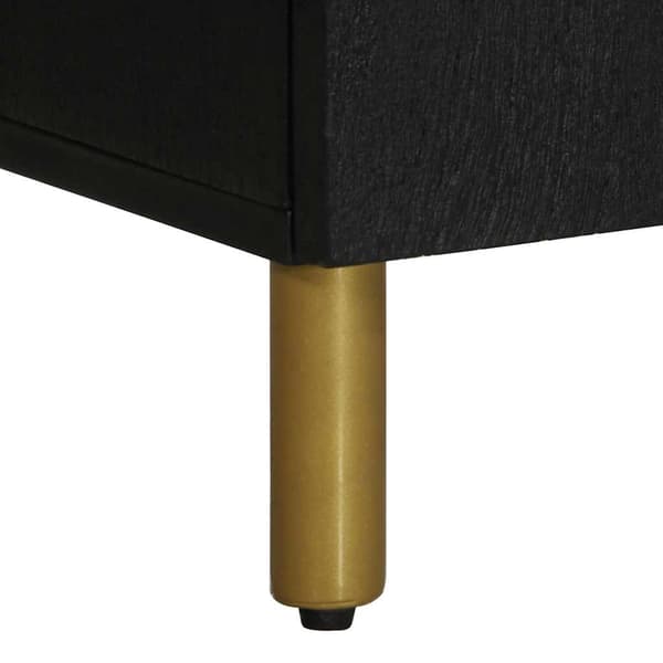 vidaXL sengebord, sort, 50x33x60 cm, træbaseret materiale
