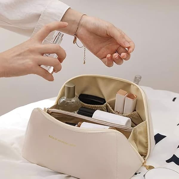 Kosmetiktaske PU-læder organizer etui creme
