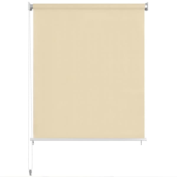 vidaXL Rullgardin, 160x140 cm, Creme