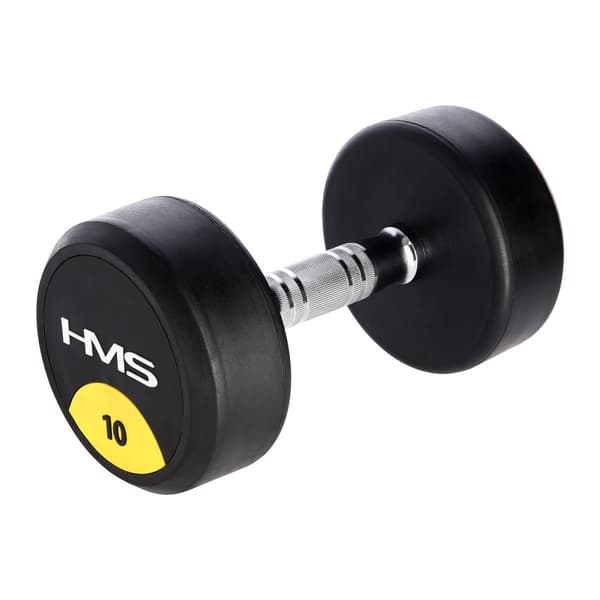 Gummibelagd hantel 10 kg HG PRO HMS