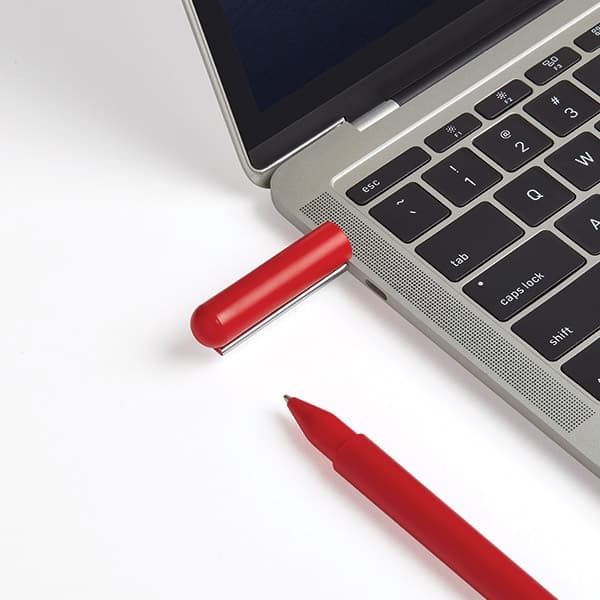 Lexon C-Pen pen med USB-C 32GB flashdrev mørkerød LS101DR