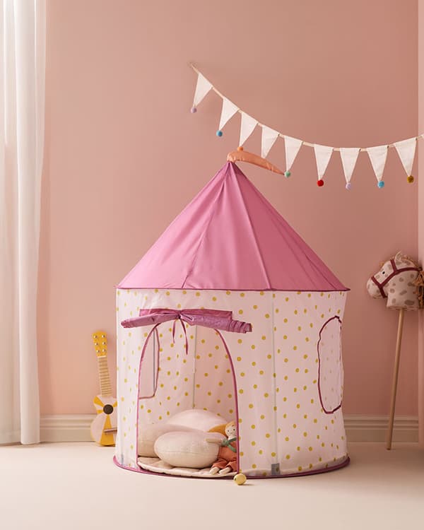 Kid's Concept - Prickigt lektält, Rosa