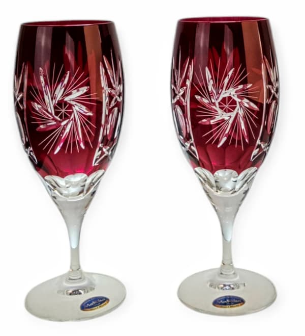 Ruby Crystal ølglas 500 ml olivenkværn