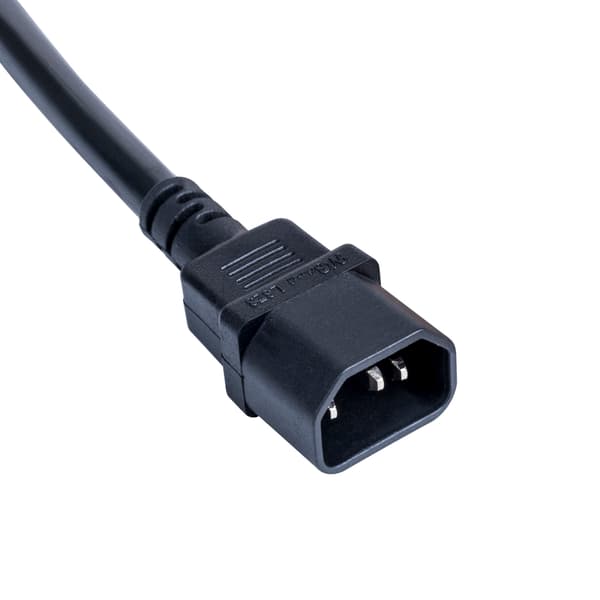 Akyga AK-PC-13A strömkabeladapter C14 / CEE 7/4 Schuko-kabel 1m