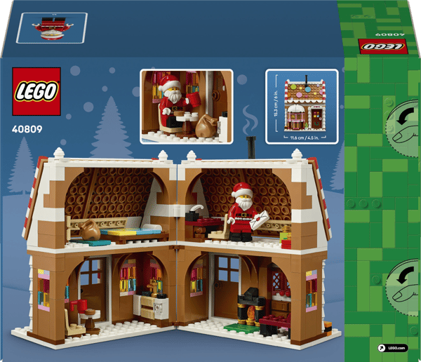 LEGO Julepeberkagehus 498-delt sæt (40809)