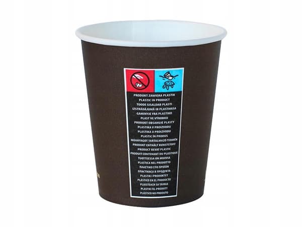 Kaffepappersmugg 180 ml 100 st för varma drycker kaffe för