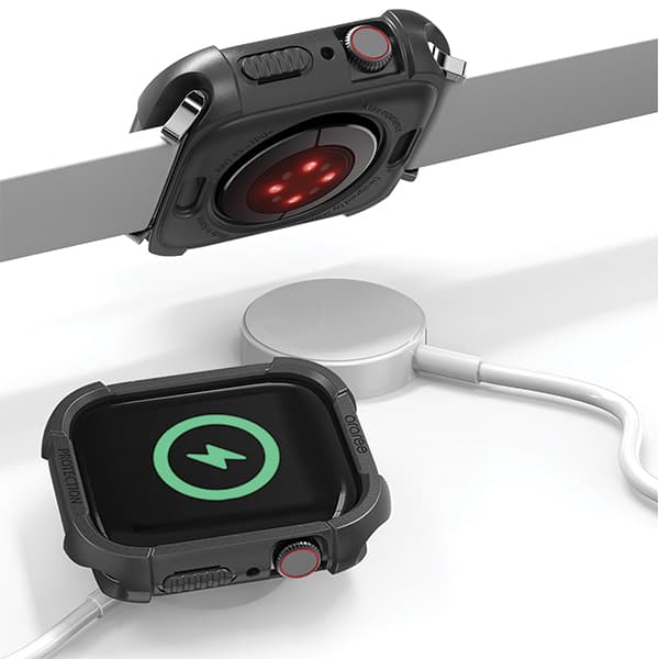 Araree Flexield -kotelo Apple Watch 45 mm:lle, musta