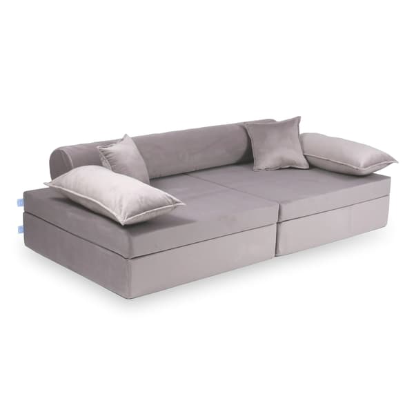 Montessori Premium fløjls lilla legesofa
