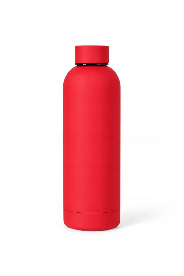 500 ml ståltermosflaska för varma och kalla drycker, röd