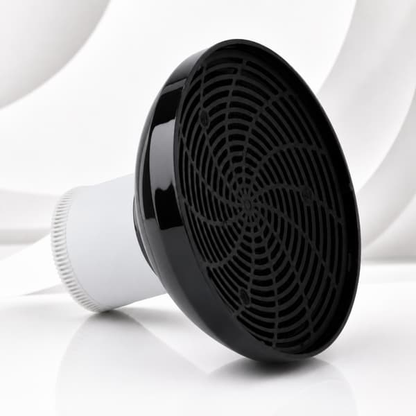 Universal hårtørrerdiffuser til tørring og styling af krøllet hår
