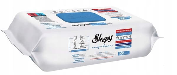 Sleepy - Ekstra Hygiene vådservietter, blå, 100 stk.