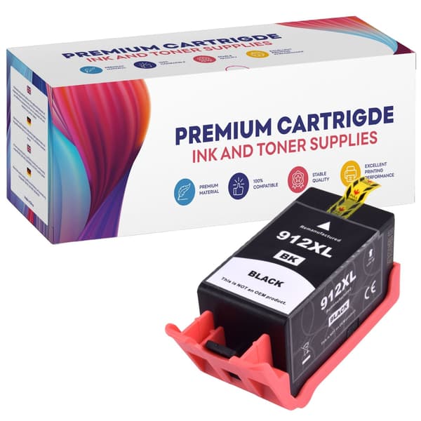 Muste HP 912XL BK GP -tulostimelle