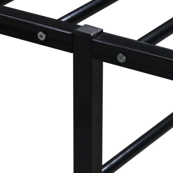 vidaXL sengestel sort metal 120 x 200 cm