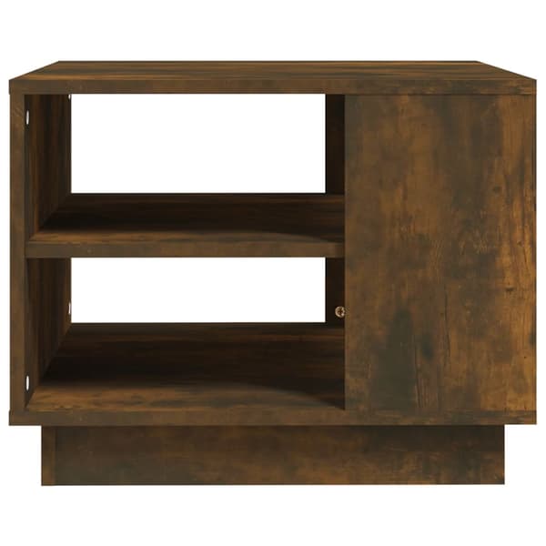 vidaXL sofabord røget eg 55x55x43 cm