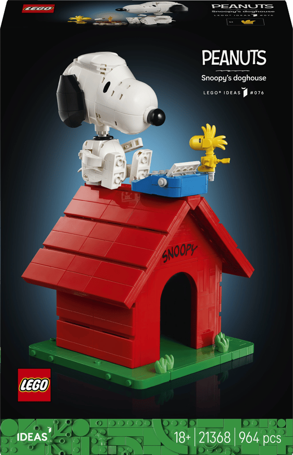 LEGO Ideas Peanuts: Snoopys hundehus 964-delt sæt (21368)
