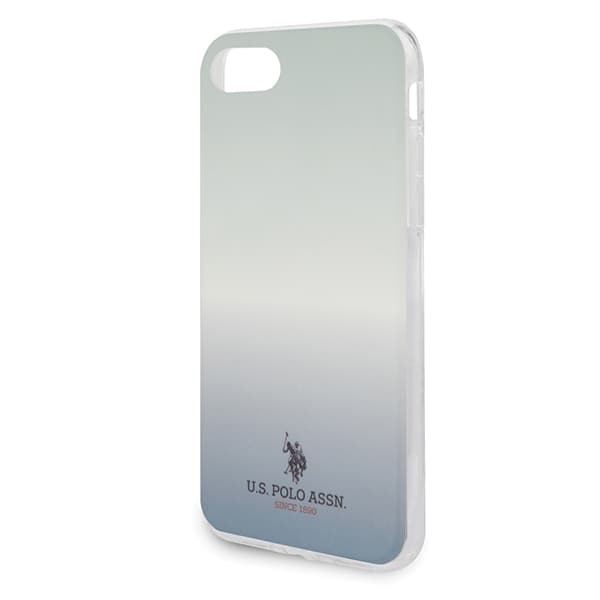 US Polo Gradient Pattern Collection-cover til iPhone 7/8/SE 2020 / SE 2022, blåt