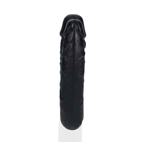 U-formad dubbeldildo 12,7 cm - Svart