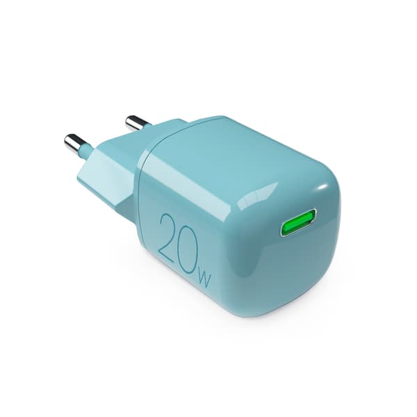 USB-C GaN 20W vægoplader - Grøn