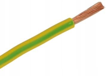 Kabel LGY 1x4 gulgrøn 100m