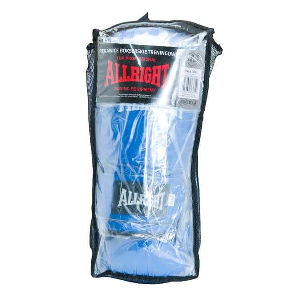 TOPPPROFESSIONELLA BOXNINGSHANDSKAR 10oz ALLRIGHT 1119 blå