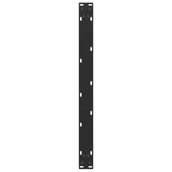 vidaXL sofabordsben, 2 stk., sort, 70x(42-43) cm, stål