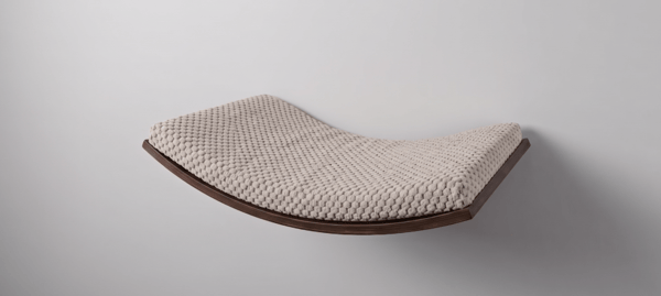 Træhylde til katte Arc 60cm Beige