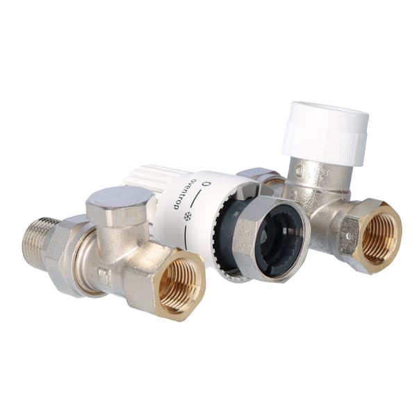 Radiatorsats DN 15 rak (Vindo TH 0 1-5, ventil AV9, Combi 2)