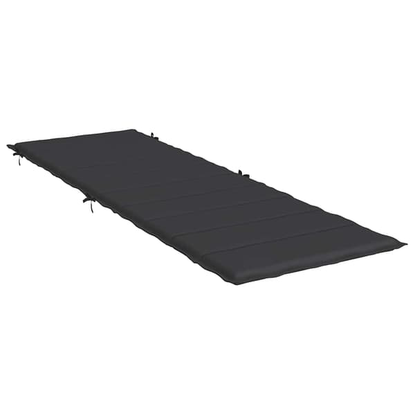 vidaXL liggestolspude, sort, 186x58x3 cm