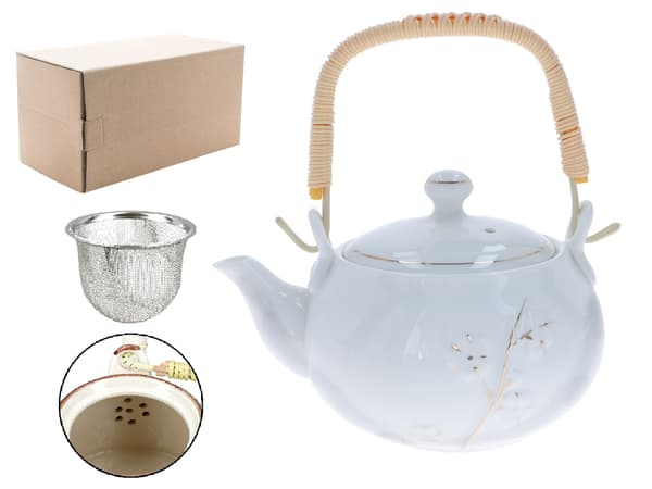 Keramisk elkedel med infuser