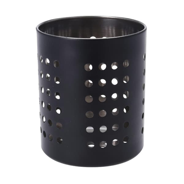 Sort metalbestikbeholder