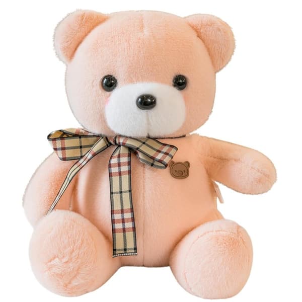 Cremefarvet bamse tøjdyr 23 cm