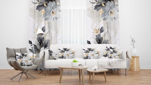 Gardin på tape print 225