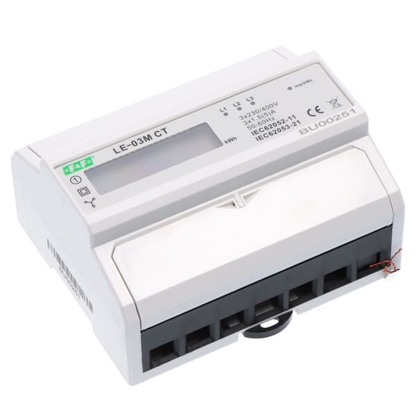 Elmåler Modbus RS-485 - trefaset LE-03M
