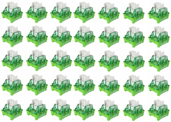 Attack Shark Green Jelly Switch Lineær 35-delt mekanisk tastaturswitch