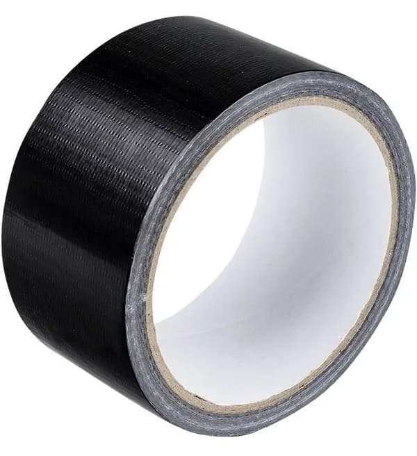 Svart förstärkt packtejp 48x10m