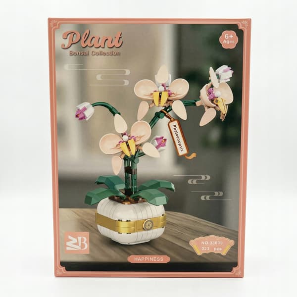 PHALAENOSPIS BLOMSTERSÆT BLOMSTER BYGGEKLODDER SOM GAVE 323 STK.