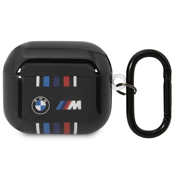 BMW BMA322SWTK AirPods 3. generations cover, sort/sort, flere farvede linjer
