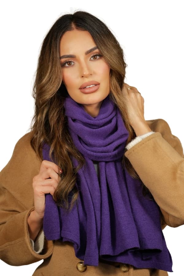 SCARF*01 damull lila färg