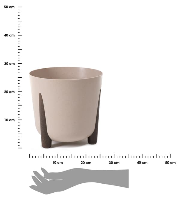 Moss ECO kaffe latte urtepotte 26xh25 cm