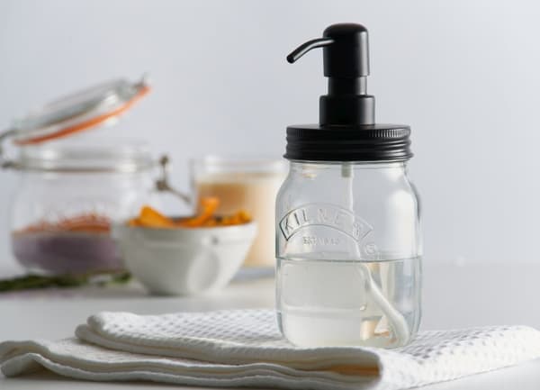 Tvål-/diskmedelsbehållare 0,5 l / Kilner