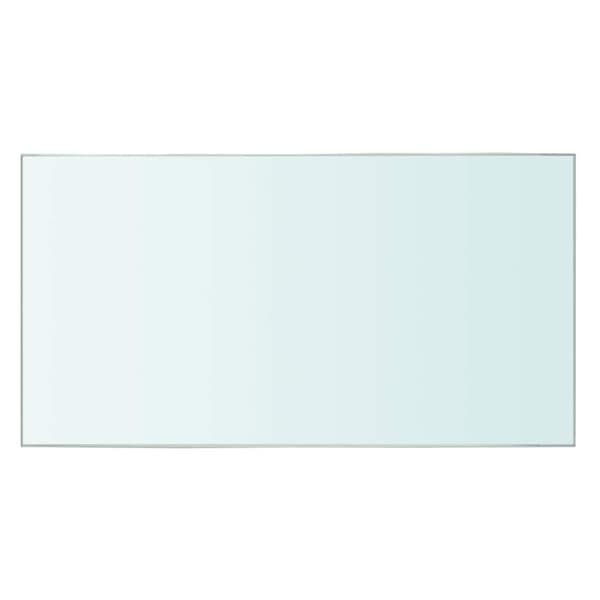 vidaXL Kirkas lasilevy 30x12 cm