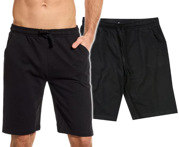HERRE BOMULDS SWEATSHORTS sort L V014D