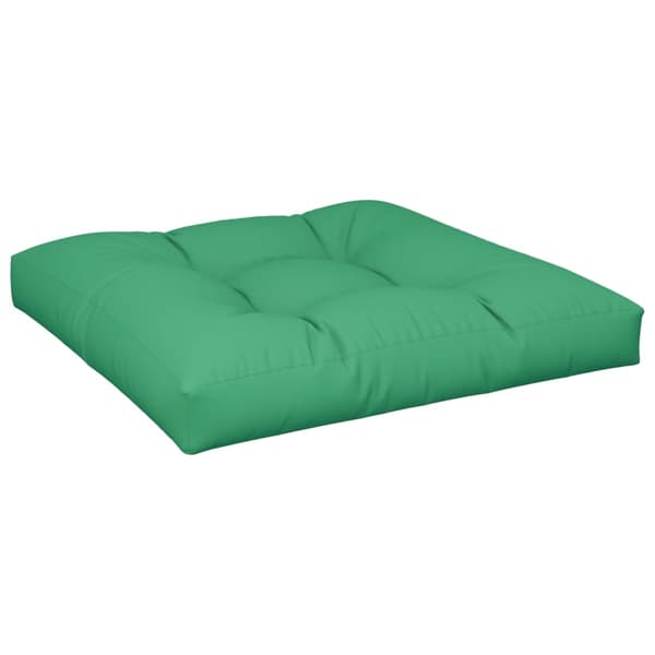 vidaXL Pallsoffkuddar, set om 2, gröna, tyg